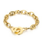 Bracelet à maillons géométriques articulés — vue 7