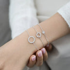 Bracelet maille souple en argent massif 925