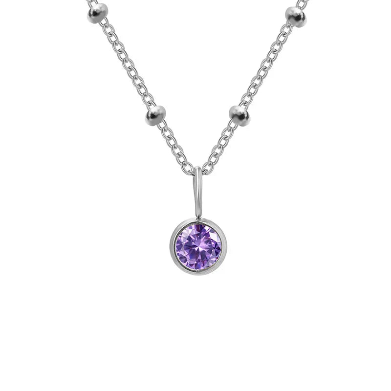 Collier pendentif pierre de naissance — vue 9