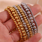 Bracelet de perles monté sur élastique — vue 5