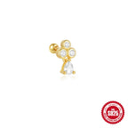 Boucles d'oreilles pendantes géométriques — vue 6