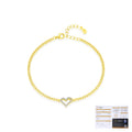 Bracelet tennis à moissanites serties, argent 925 — vue 7