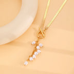 Collier à longue pampille d'inspiration baroque — vue 2
