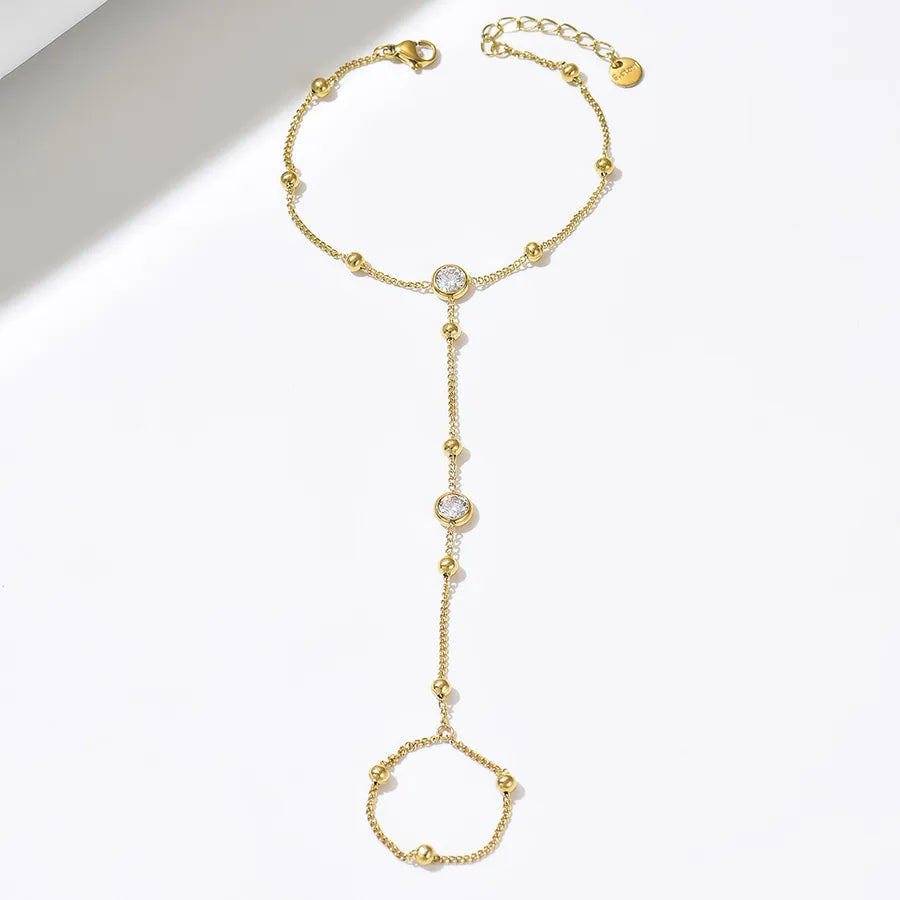 Bracelet à maillons géométriques désaxés — vue 7