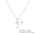 Collier à zircon unique, argent massif 925 — vue 9