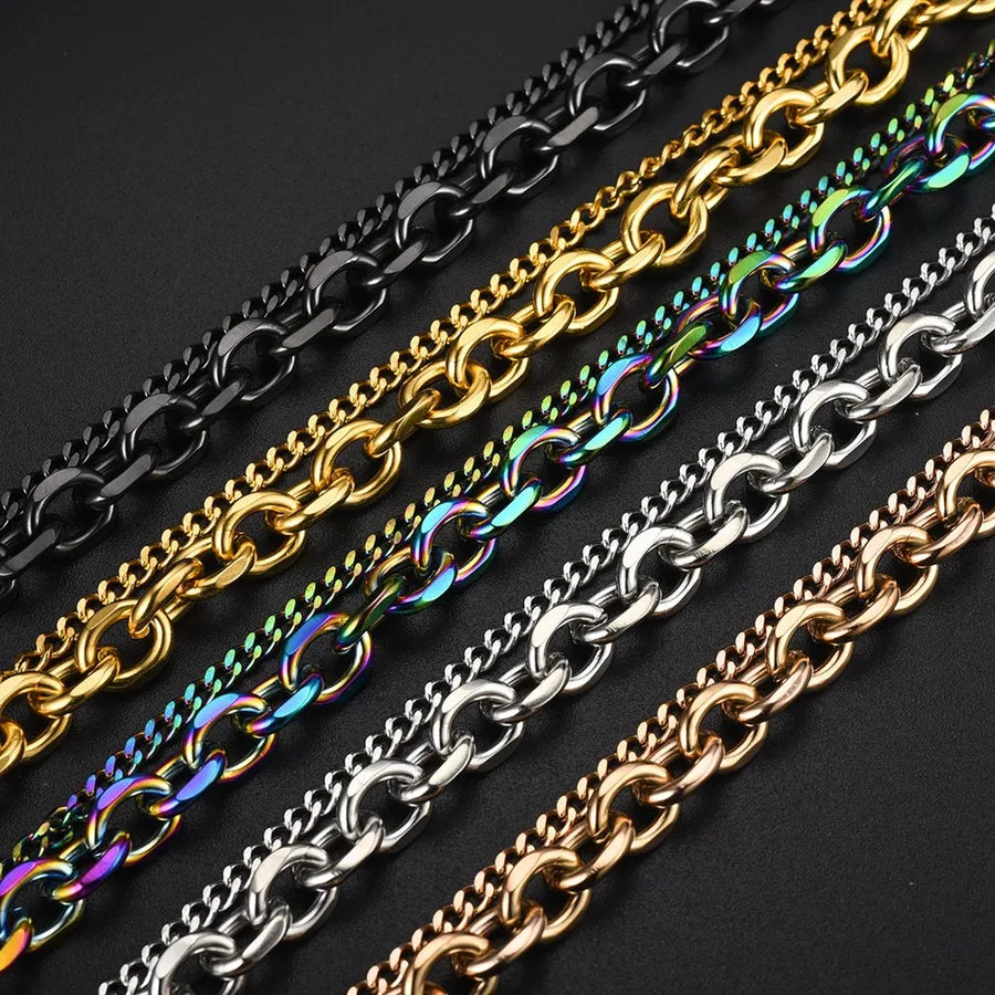 Bracelet maille ondulée à fermoir en T — vue 3