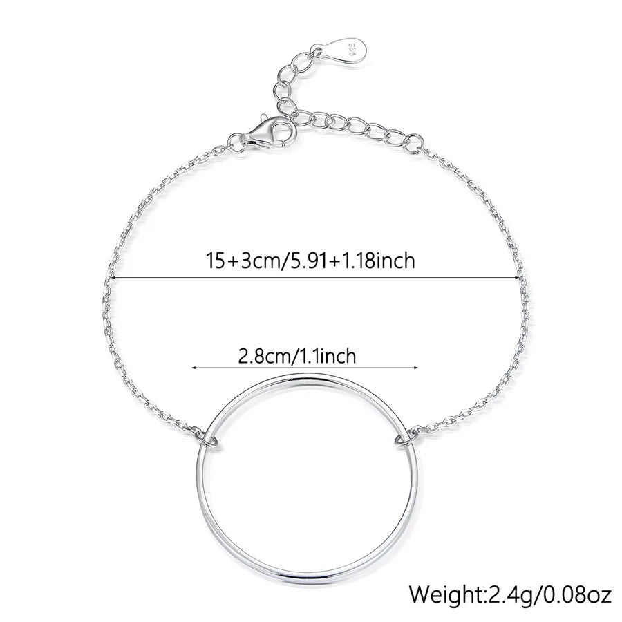 Bracelet maille souple, argent massif 925 — vue 11