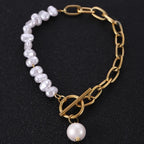 Bracelet perle et maille trombone — vue 6