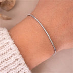 Bracelet maille serpent lisse et souple — vue 6