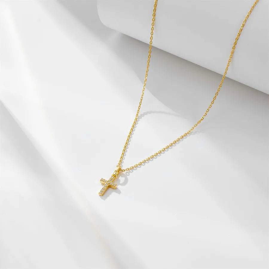 Collier à zircon unique, argent massif 925 — vue 11