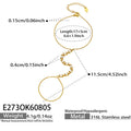 Bracelet à ligne continue de zircons sertis — vue 9