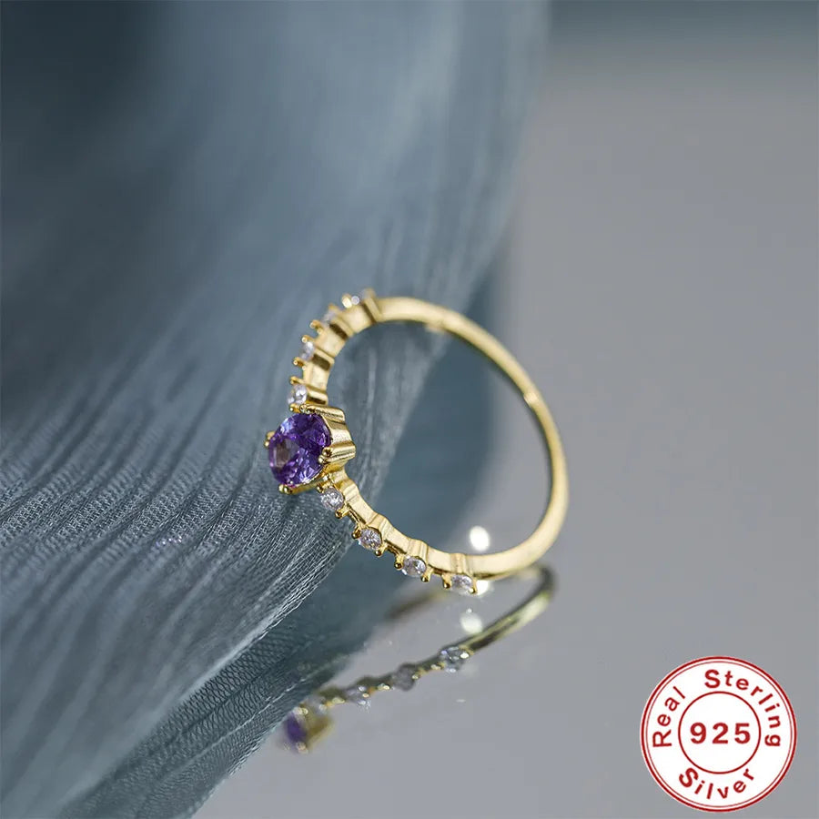 Bague à monture contemporaine sertie — vue 2
