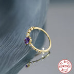 Bague à monture contemporaine sertie — vue 2