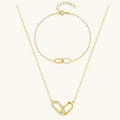 Collier de clavicule serti, argent 925 — vue 3