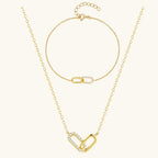 Collier de clavicule serti, argent 925 — vue 3