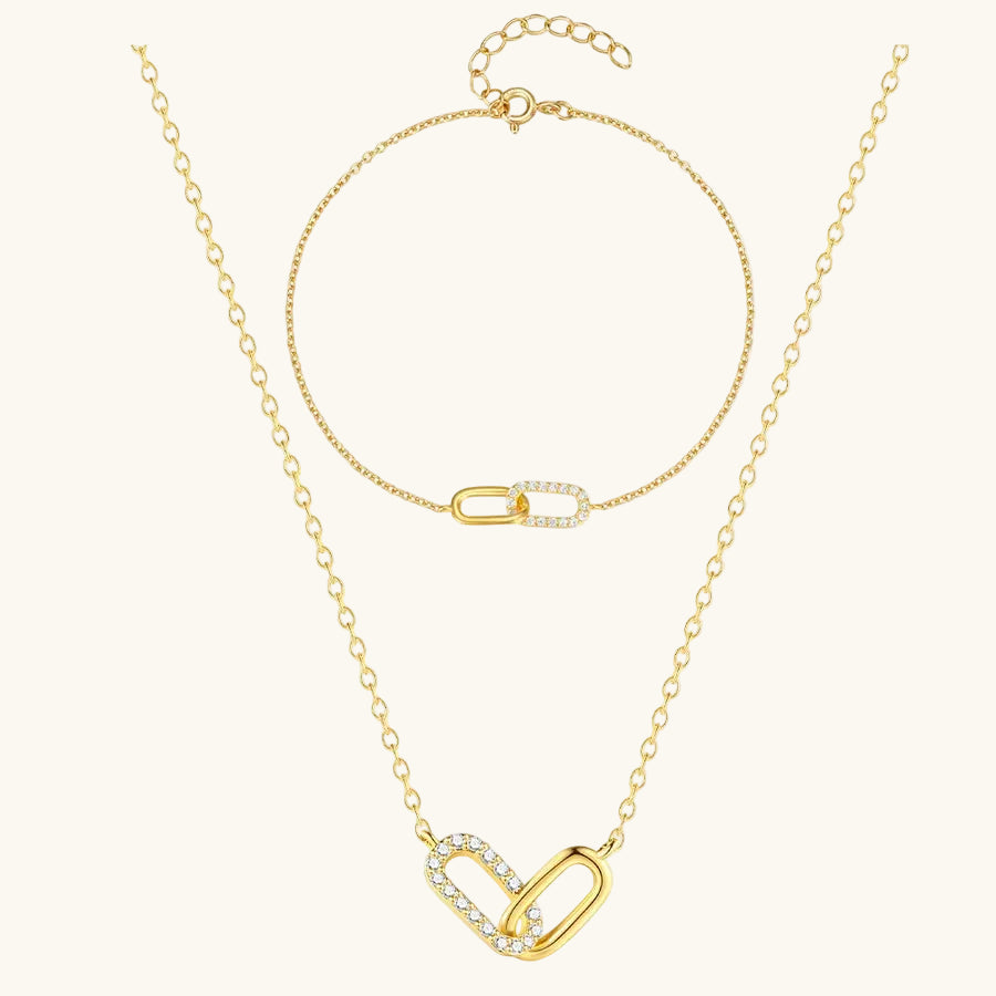 Collier de clavicule serti, argent 925 — vue 3