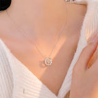Collier nœud sur chaîne en acier titane — vue 3