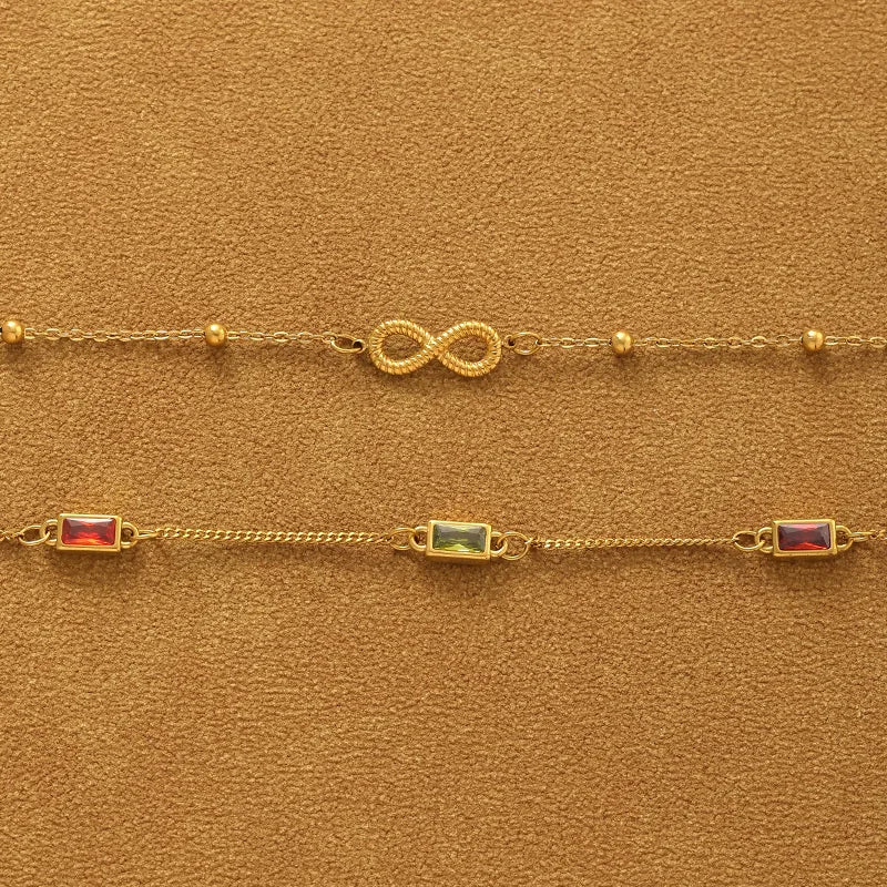 Bracelet aux maillons irréguliers réglable — vue 8
