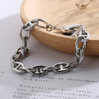 Bracelet à maillons géométriques articulés — vue 6