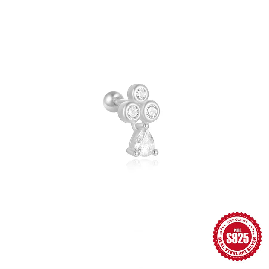 Boucles d'oreilles pendantes géométriques — vue 7