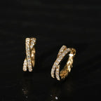 Boucles d'oreilles géométriques, argent 925 — vue 2