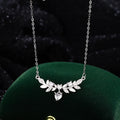 Collier feuilles de laurier en argent 999 — vue 6