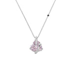 Ras-de-cou à pendentif cœur, argent 925 — vue 5