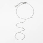 Bracelet étoile sur chaîne fine dorée — vue 6