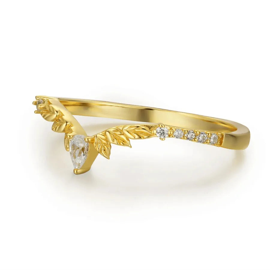 Bague pavée de zircons, argent massif 925 — vue 4
