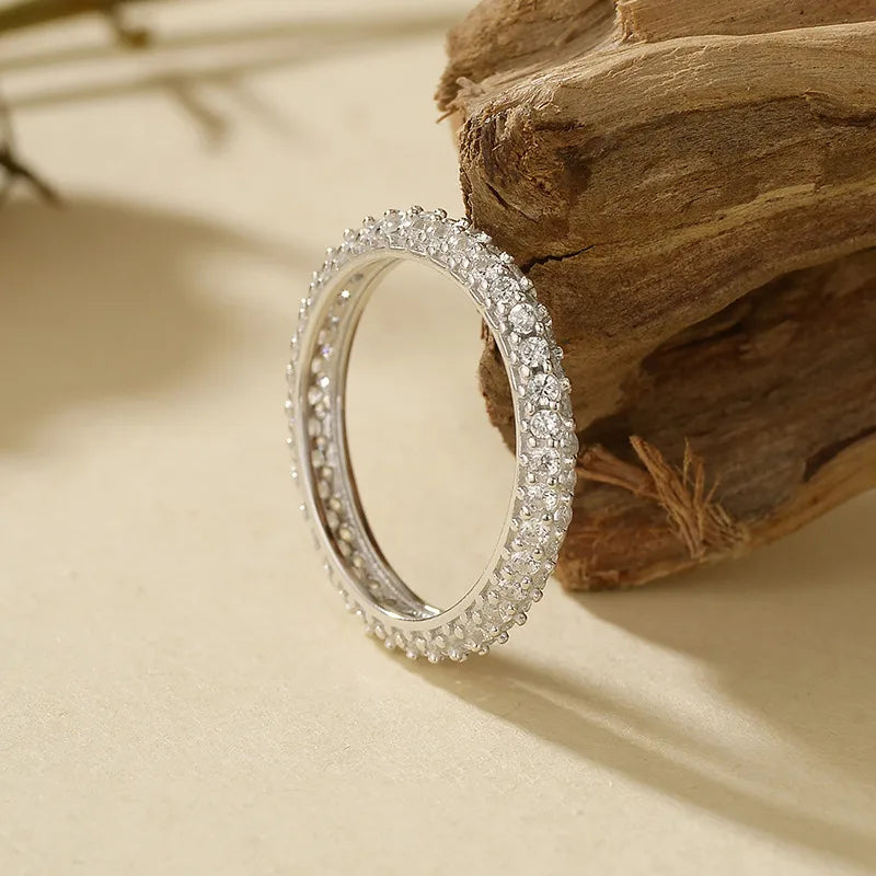 Bague géométrique en argent massif 925 — vue 8