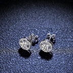 Puces d'oreilles moissanite sur argent 925 — vue 2