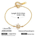 Bracelet étoile filante sur chaîne fine dorée — vue 6