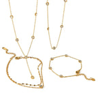 Collier à pendentif géométrique facetté — vue 4