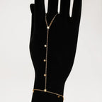Bracelet étoile sur chaîne fine dorée — vue 4