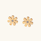 Collier marguerite sertie sur chaîne à billes — vue 7