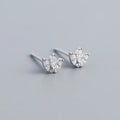 Puces d'oreilles petite couronne, argent 925 — vue 6