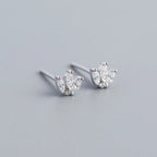 Puces d'oreilles petite couronne, argent 925 — vue 6