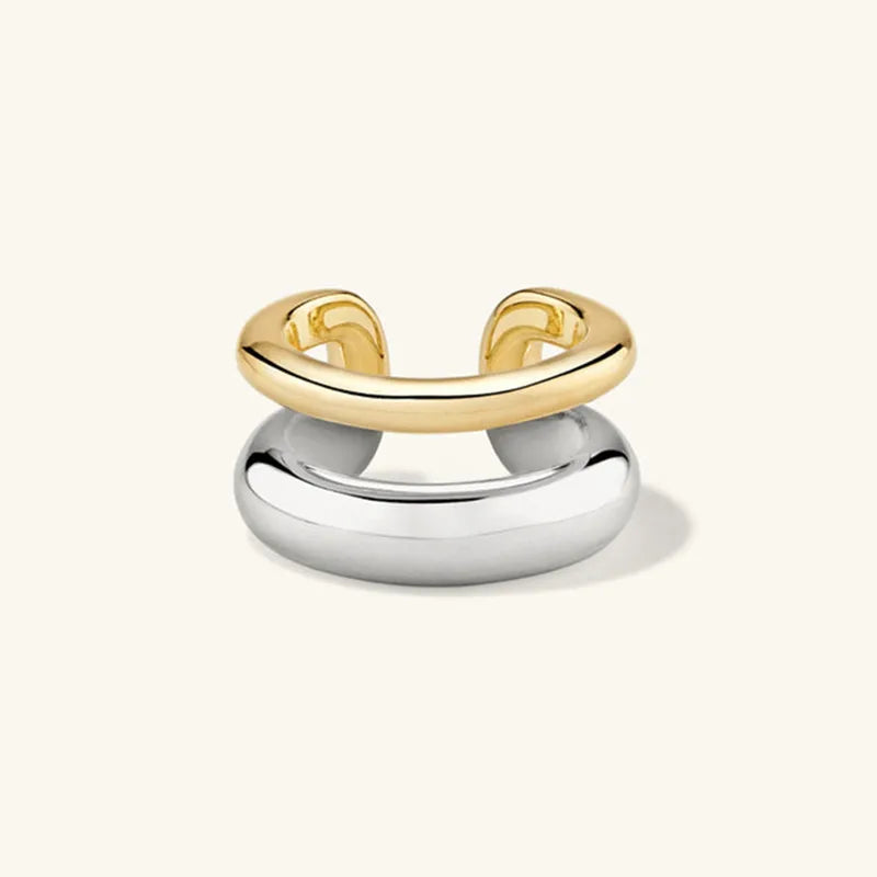 Bijou d'oreille en C, argent massif 925 — vue 8