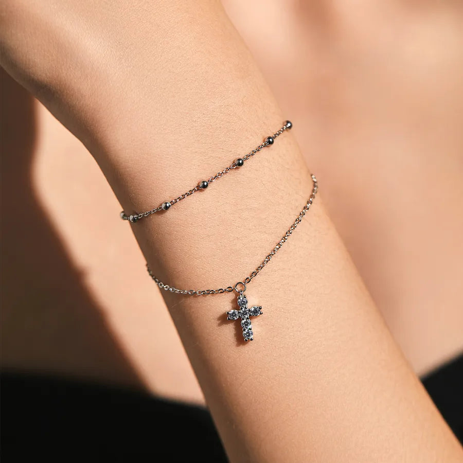 Bracelet chaîne classique, argent massif 925 — vue 3