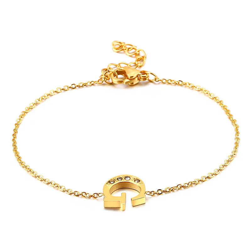 Bracelet initiale personnalisable A à Z — vue 12