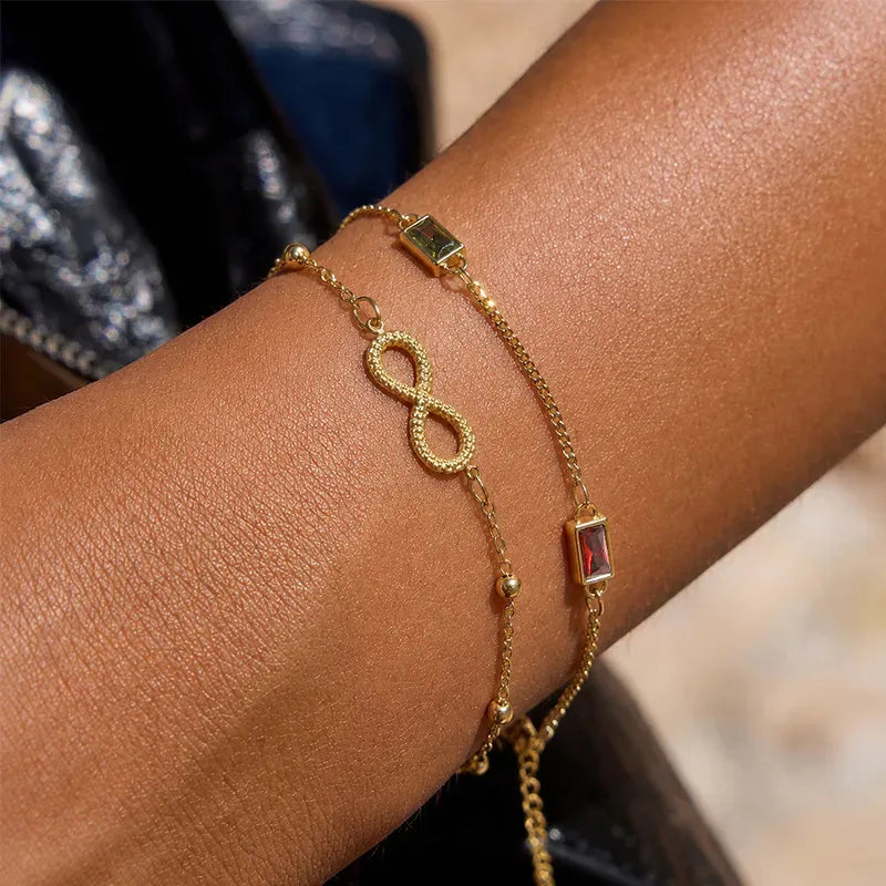 Bracelet aux maillons irréguliers réglable — vue 2