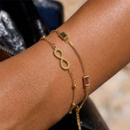 Bracelet aux maillons irréguliers réglable — vue 2