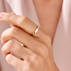 Bague géométrique, argent massif 925 — vue 3