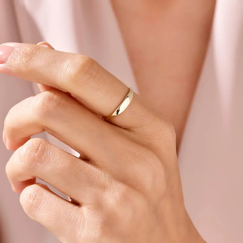 Bague géométrique, argent massif 925 — vue 3