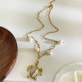 Collier petite tortue, chaîne fine dorée — vue 6