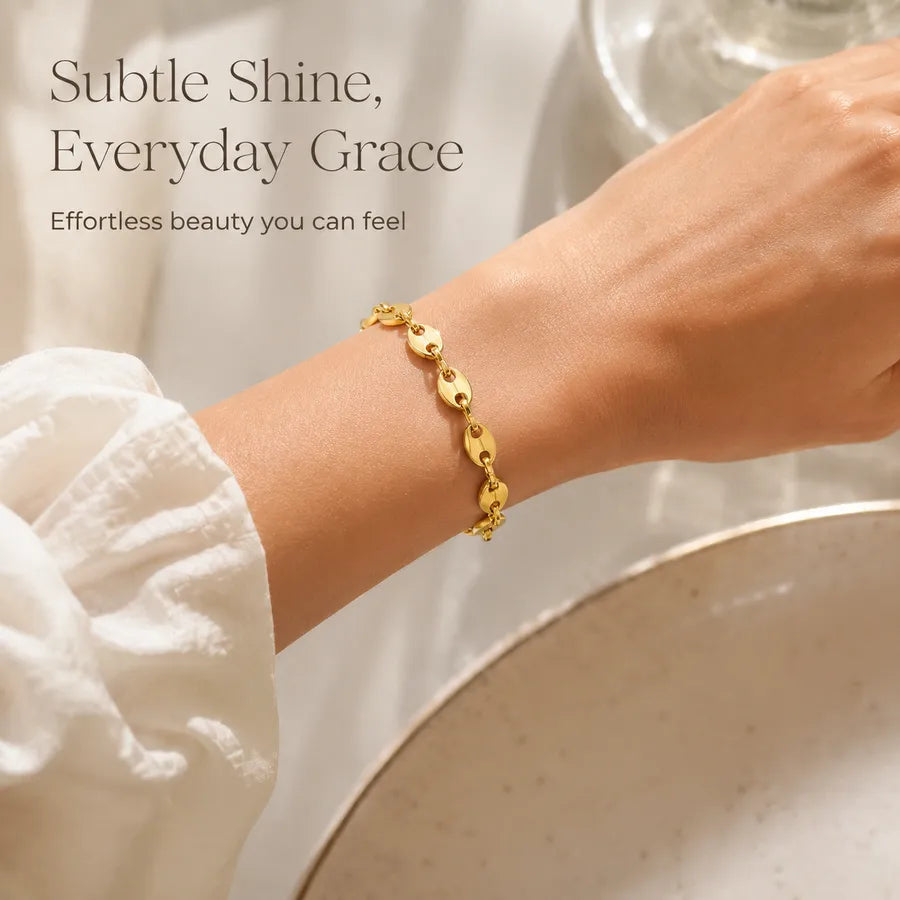 Bracelet maille marine en acier inoxydable — vue 2