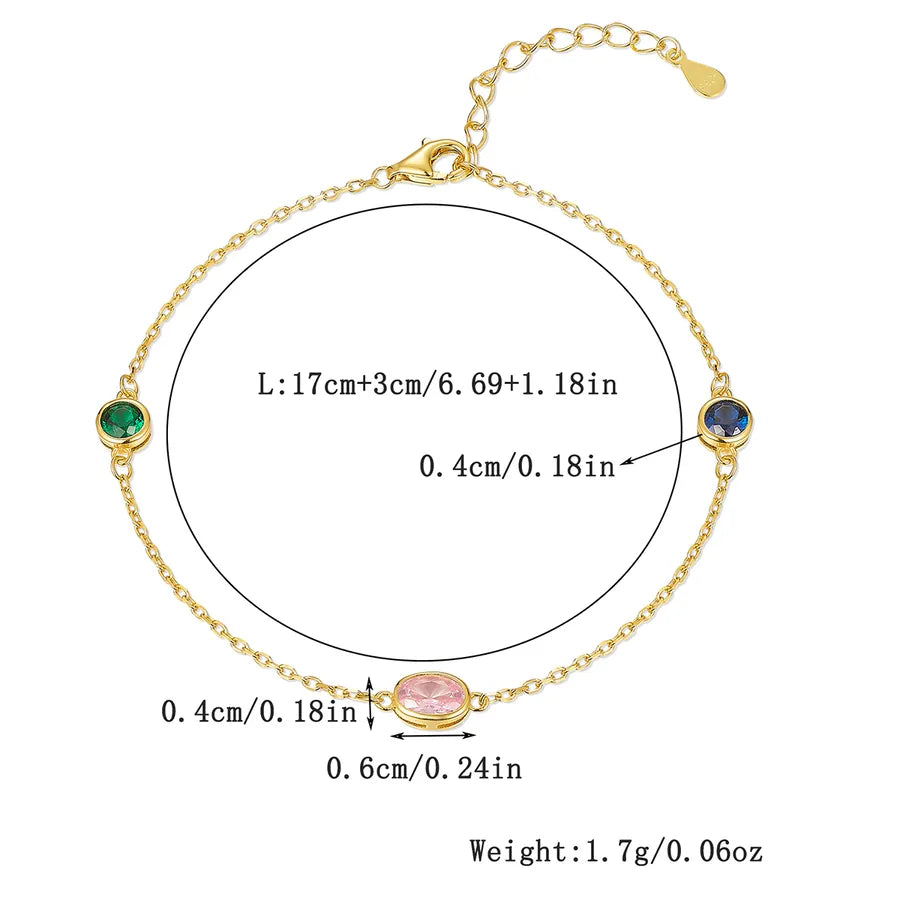 Bracelet chaîne très fine, argent massif 925 — vue 10