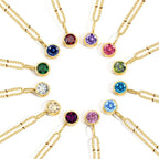 Collier pendentif pierre de naissance — vue 3