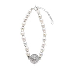 Bracelet à petites fleurs, argent massif 925 — vue 6