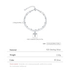 Bracelet chaîne classique, argent massif 925 — vue 2